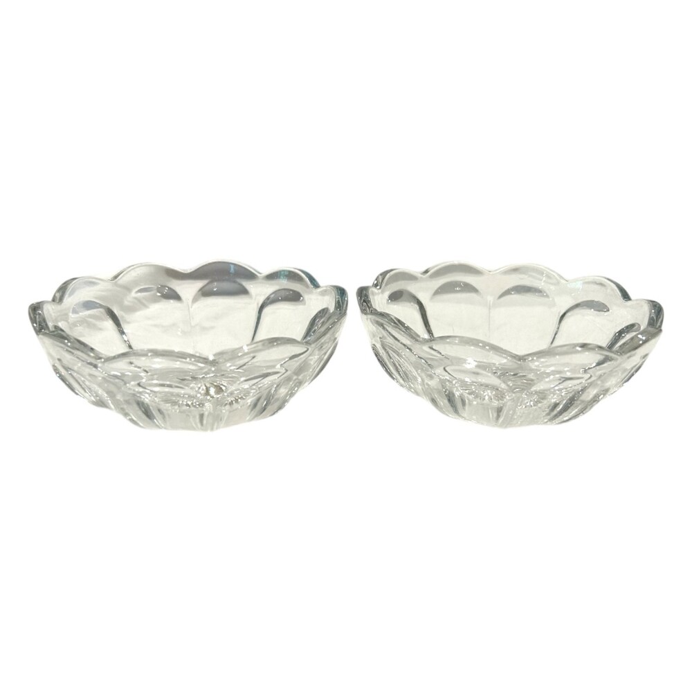 Vintage Heisey "Colonial" Clear Glass Small Bowls (Set of 2)